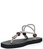 Loeffler Randall Mika T Strap Fabric Sandals - Image 4