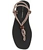 Loeffler Randall Mika T Strap Fabric Sandals - Image 5