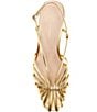 Loeffler Randall Priscilla Metallic Leather Caged Slingback Block Heel Pumps - Image 5
