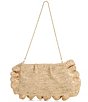 Loeffler Randall Raffia Mavis Ruffle Trim Flat Clutch Bag - Image 2