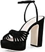 Loeffler Randall Rivka Satin Leather Ankle Strap Platform Dress Sandals - Image 4