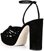 Loeffler Randall Rivka Suede Leather Ankle Strap Platform Dress Sandals - Image 3
