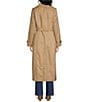 London Fog Single Breasted Belted Maxi Trench Coat - Image 5