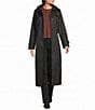 London Fog Single Breasted Belted Maxi Trench Coat - Image 1