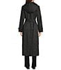 London Fog Single Breasted Belted Maxi Trench Coat - Image 2