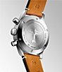 Color:Brown - Image 3 - Men's Avigation BigEye Automatic Brown Leather Strap Watch