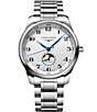 Color:Silver - Image 1 - Men's Master Collection Automatic Stainless Steel Bracelet 42mm Watch