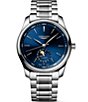 Color:Silver - Image 1 - Men's Master Collection Automatic Stainless Steel Bracelet 40mm Watch