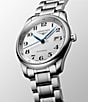 Color:Silver - Image 2 - Men's Master Collection Automatic Silver Dial Stainless Steel Bracelet Watch