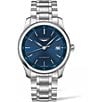 Color:Silver - Image 1 - Men's Master Collection Automatic Stainless Steel Bracelet Watch