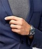 Color:Blue - Image 4 - Men's Spirit Automatic Blue Leather Strap Watch