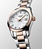 Longines Women's Conquest Classic Quartz Analog Two Tone Bracelet Watch, Color:Two Tone - Image 2