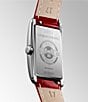 Color:Red - Image 3 - Women's Dolcevita Quartz Analog Red Leather Strap Watch