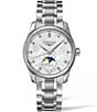 Color:Silver - Image 1 - Women's Master Collection Automatic Stainless Steel Bracelet Watch