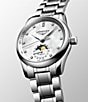 Longines Women's Master Collection Automatic Stainless Steel Bracelet Watch, Color:Silver - Image 2
