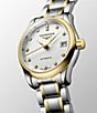 Color:Two Tone - Image 2 - Women's Master Collection Automatic Two Tone Bracelet Watch