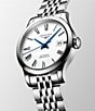 Color:Silver - Image 2 - Women's 33mm Record Collection Automatic Stainless Steel Bracelet Watch