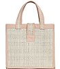 Color:Avoca - Image 2 - Avoca Mini Gallery Weave Straw Tote Bag