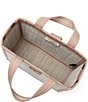 Color:Avoca - Image 3 - Avoca Mini Gallery Weave Straw Tote Bag
