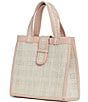 Color:Avoca - Image 4 - Avoca Mini Gallery Weave Straw Tote Bag