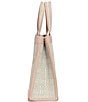 Color:Avoca - Image 5 - Avoca Mini Gallery Weave Straw Tote Bag