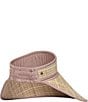 Lorna Murray Clovelly Woven Sunshine Sun Visor, Color:Clovelly - Image 3