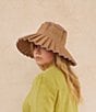 Color:Flores Bungalow - Image 4 - Flores Bungalow Capri Maxi Pleated Sun Hat