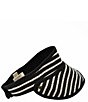 Lorna Murray Malta Striped San Sebastian Weave Straw Sun Visor, Color:Malta - Image 2