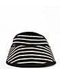 Lorna Murray Malta Striped San Sebastian Weave Straw Sun Visor, Color:Malta - Image 3