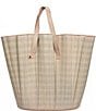 Lorna Murray Pleated Tropez Raffia Maxi Tote Bag, Color:Avoca - Image 1