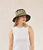 Color:Polo Club - Image 4 - Polo Club Island Capri Midi Weave Pleated Sun Hat