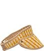 Lorna Murray Umbria San Sebastian Weave Sun Visor, Color:Umbria - Image 1
