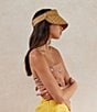 Lorna Murray Umbria San Sebastian Weave Sun Visor, Color:Umbria - Image 3