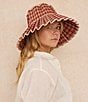 Lorna Murray Vernazza Capri Maxi Pleated Sun Hat, Color:Vernazza - Image 3