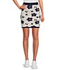 Color:Navy Floral - Image 1 - Flower School Mini Pull On Sweater Skirt