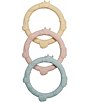Loulou Lollipop Baby Pastel Wild Teether Ring Set - Image 1