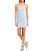Color:Powder Blue - Image 1 - Low Back Wrap Dress