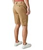 Color:Kelp - Image 2 - 11#double; Inseam Stretch Twill Flat-Front Shorts