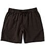 Color:Raven - Image 1 - 7#double; Inseam Linen Pull On Shorts