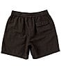 Color:Raven - Image 2 - 7#double; Inseam Linen Pull On Shorts