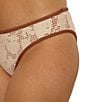 Lucky Brand Belize Crochet Tie Back Halter Swim Top & Belize Crocket Moderate Coverage Hipster Swim Bottom - Image 2