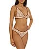 Lucky Brand Belize Crochet Tie Back Halter Swim Top & Belize Crocket Moderate Coverage Hipster Swim Bottom - Image 1