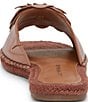 Lucky Brand Biricha Floral Leather Flat Sandals