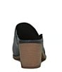 Color:Black - Image 3 - Bryanna Leather Block Heel Mules