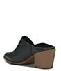 Color:Black - Image 4 - Bryanna Leather Block Heel Mules