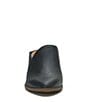 Color:Black - Image 5 - Bryanna Leather Block Heel Mules