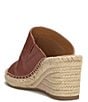 Color:Henna - Image 4 - Cabriah Leather Espadrille Wedge Sandals