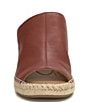 Color:Henna - Image 5 - Cabriah Leather Espadrille Wedge Sandals
