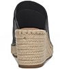 Lucky Brand Cabriah Metallic Leather Espadrille Wedge Sandals
