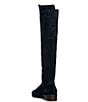 Color:Bright Blue - Image 4 - Calypso Suede Wide Calf Over-the-Knee Boots